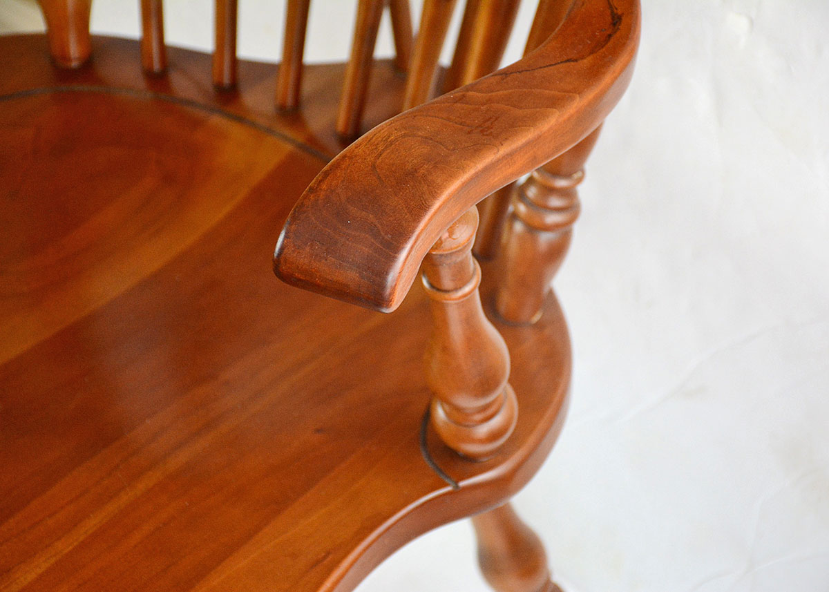 Windsor Style Wooden Arm Chair