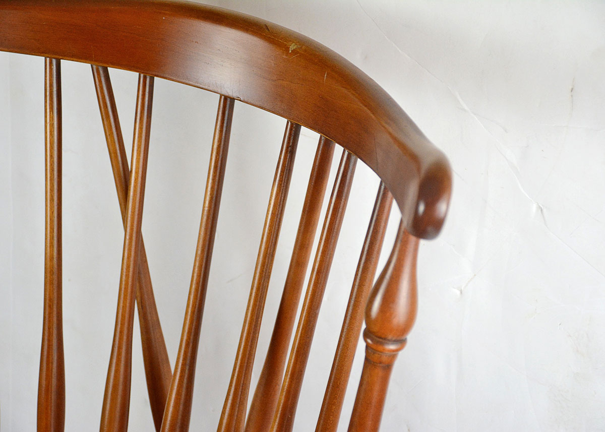 Windsor Style Wooden Arm Chair