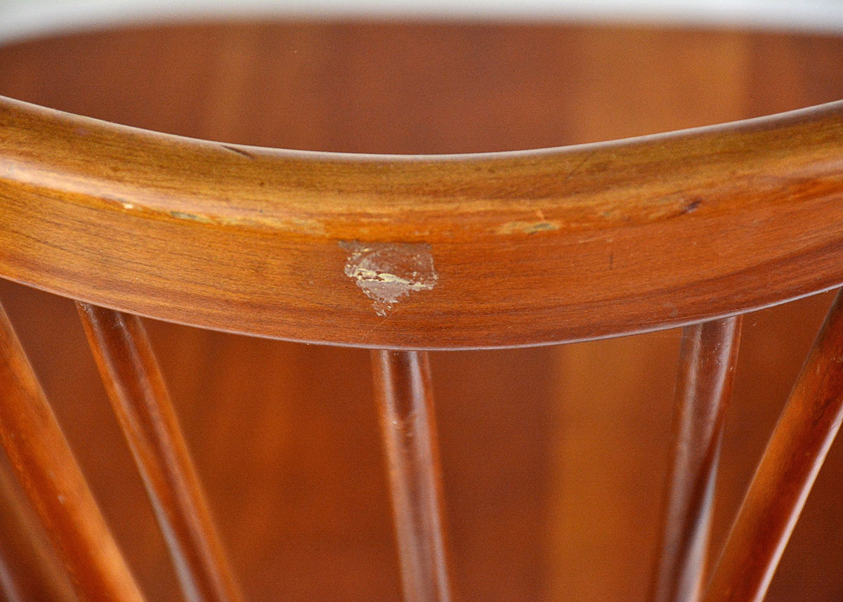 Windsor Style Wooden Arm Chair