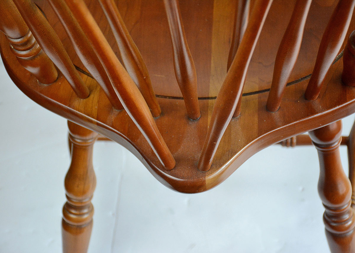 Windsor Style Wooden Arm Chair