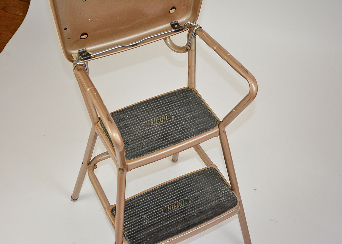 1950s Cosco Convertible Kitchen Step Stool