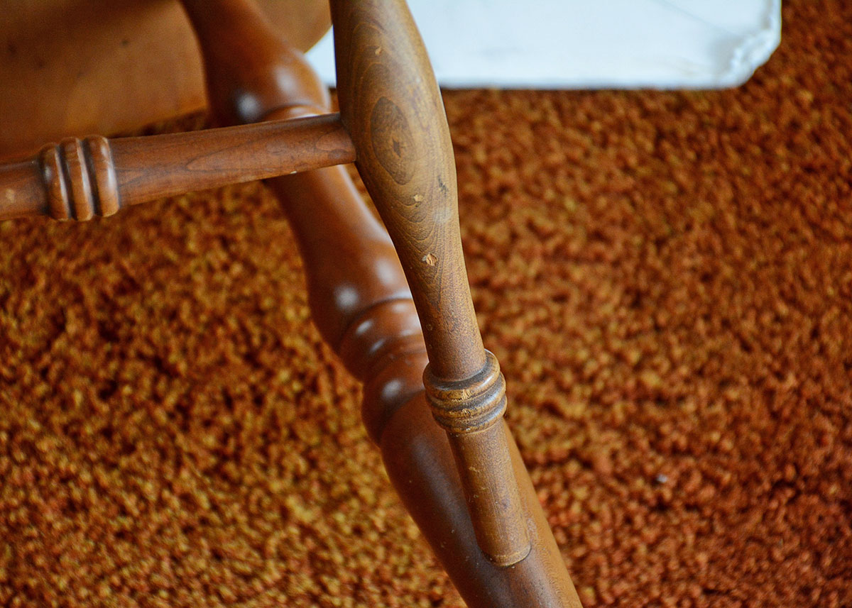 Windsor Style Wooden Arm Chair