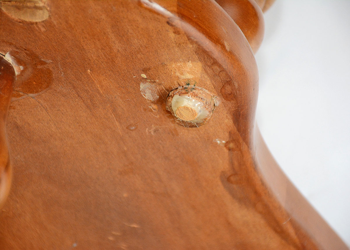 Windsor Style Wooden Arm Chair