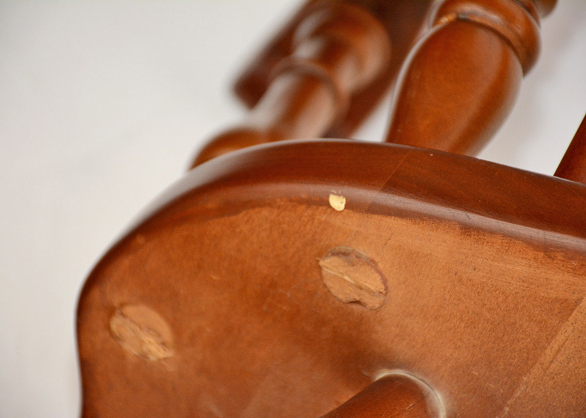 Windsor Style Wooden Arm Chair