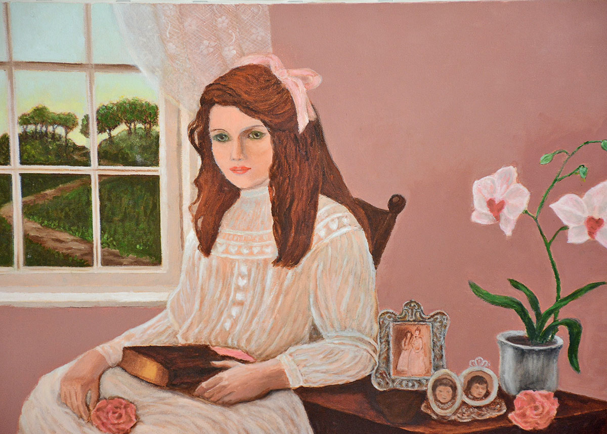 Oil Painted Portrait by Florence Morguelan