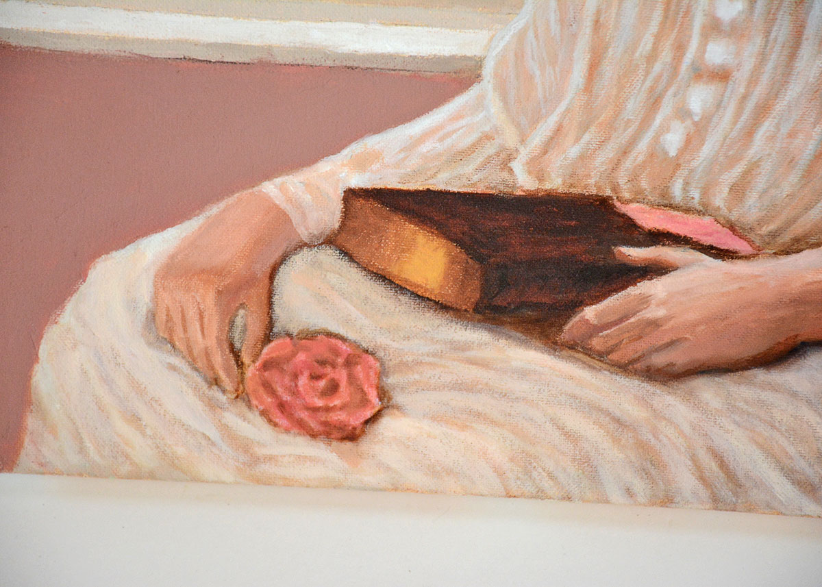 Oil Painted Portrait by Florence Morguelan