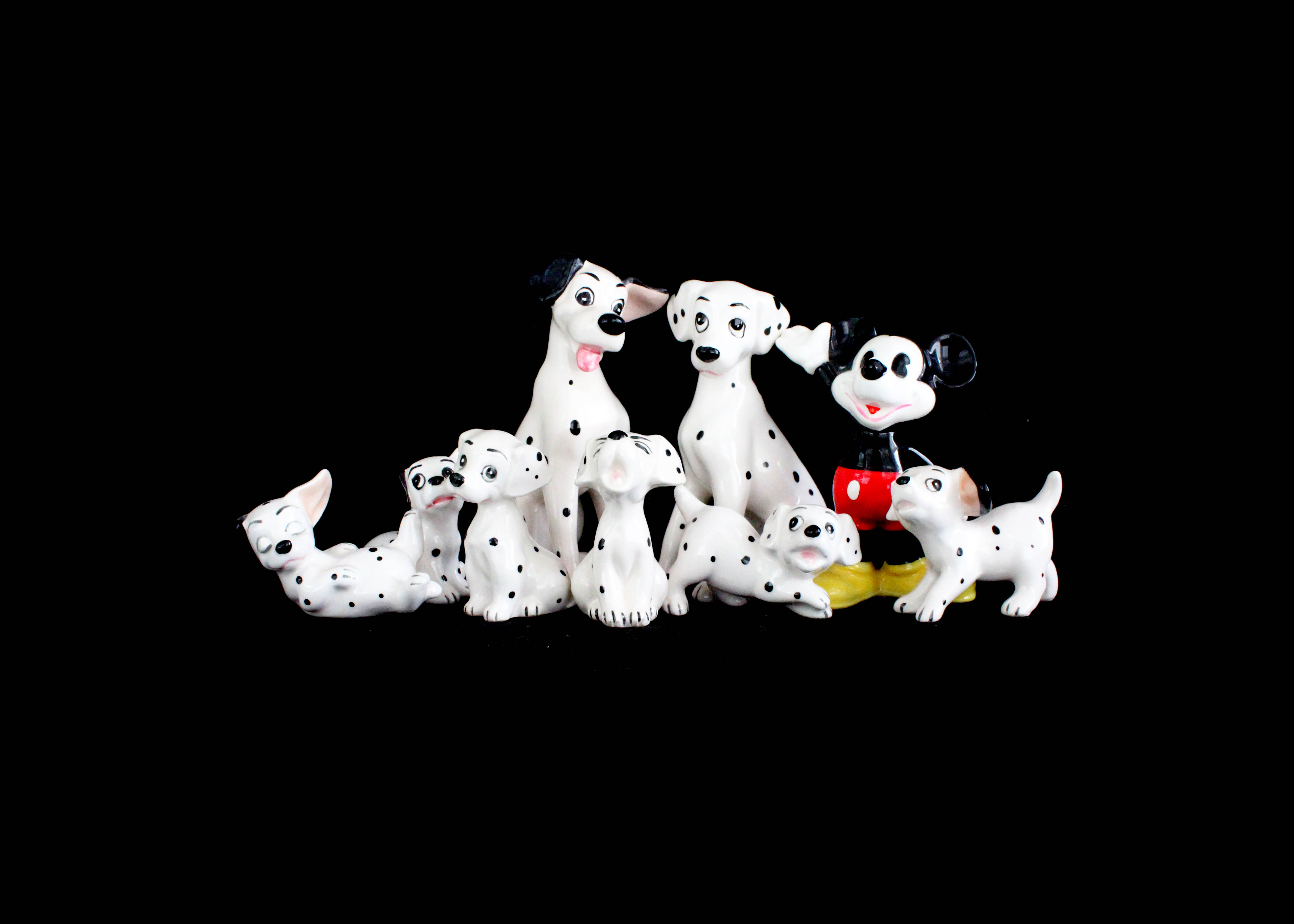 Collection of Vintage Walt Disney Ceramic Figurines