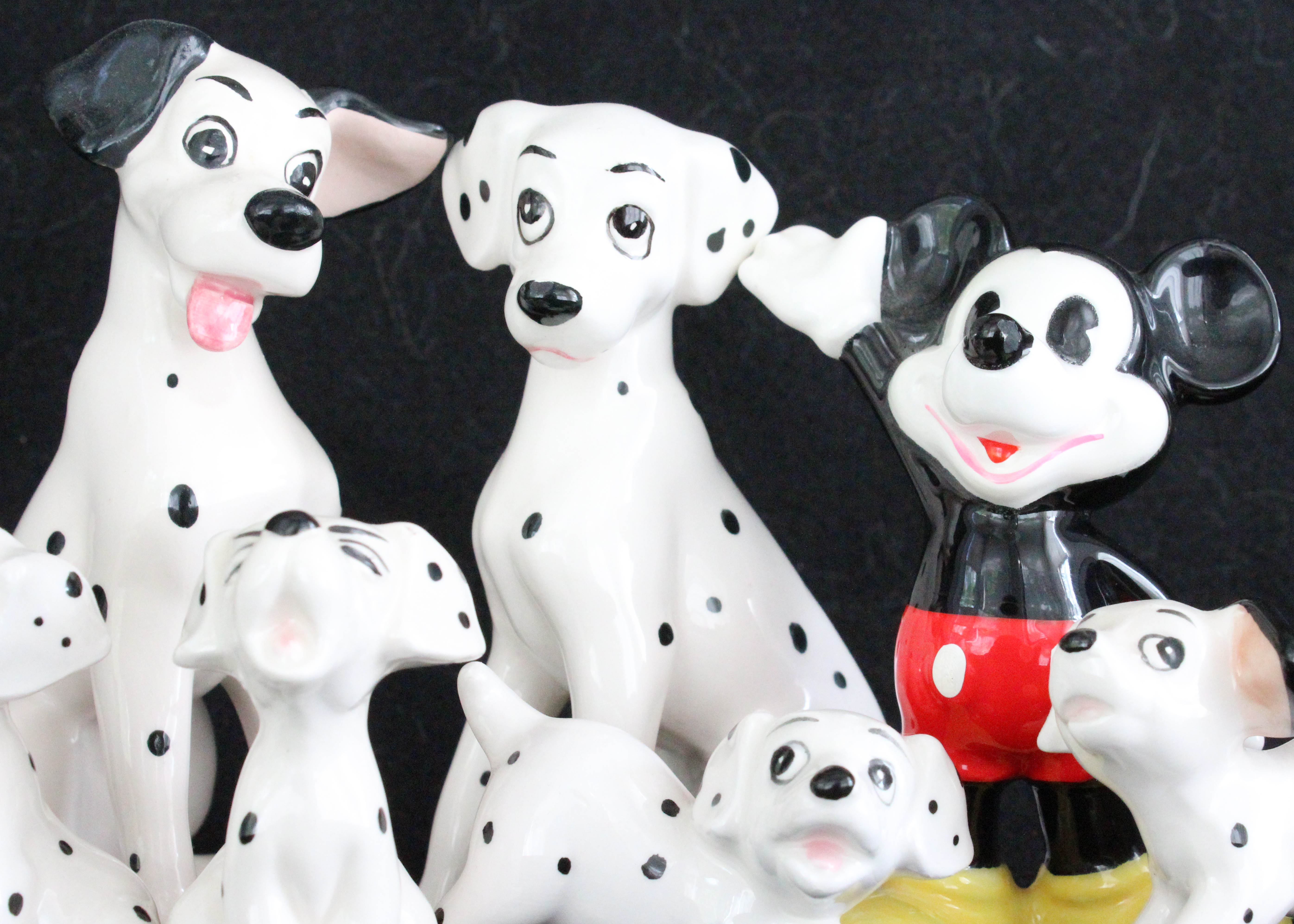 Collection of Vintage Walt Disney Ceramic Figurines