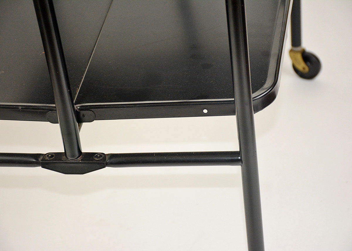 1960's Black Collapsible Cart by Relyon