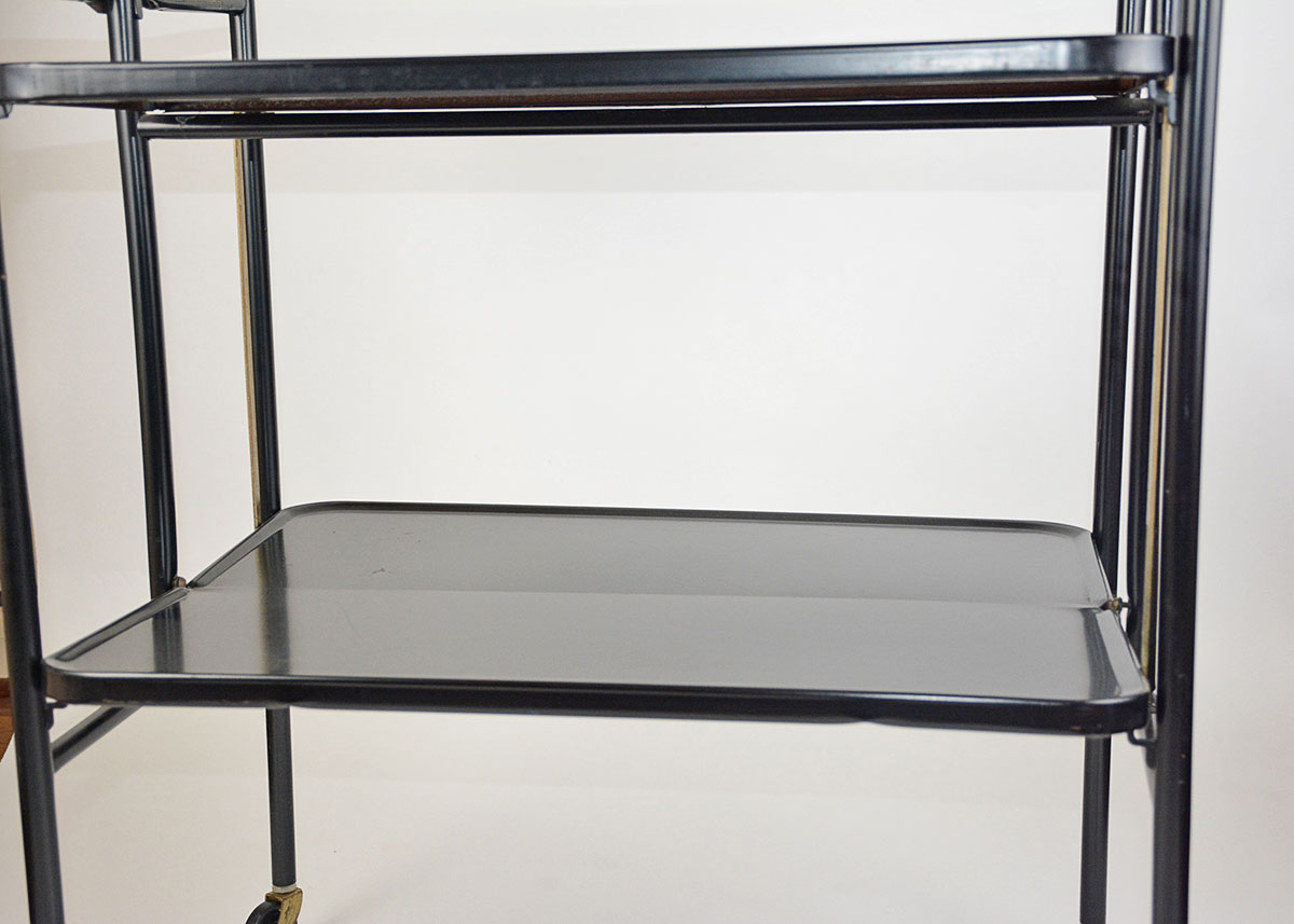 1960's Black Collapsible Cart by Relyon