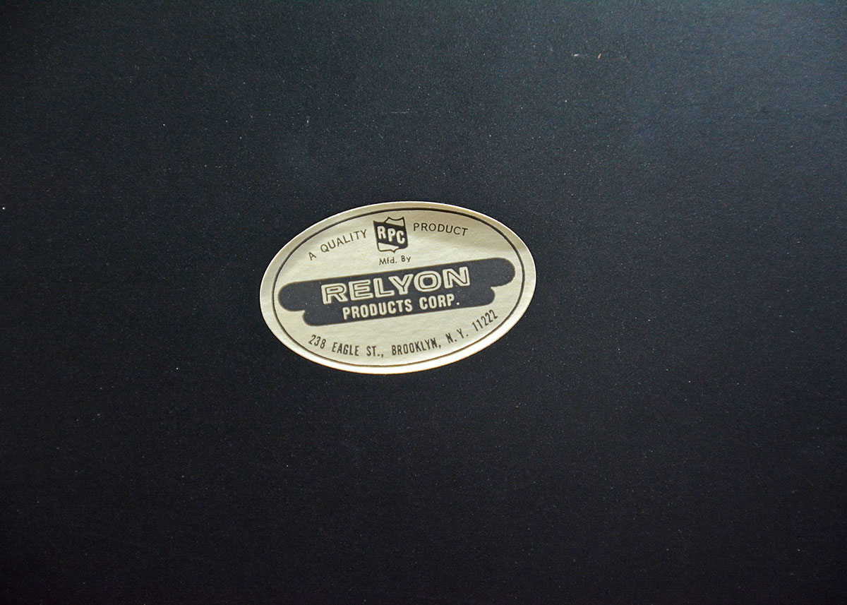 1960's Black Collapsible Cart by Relyon