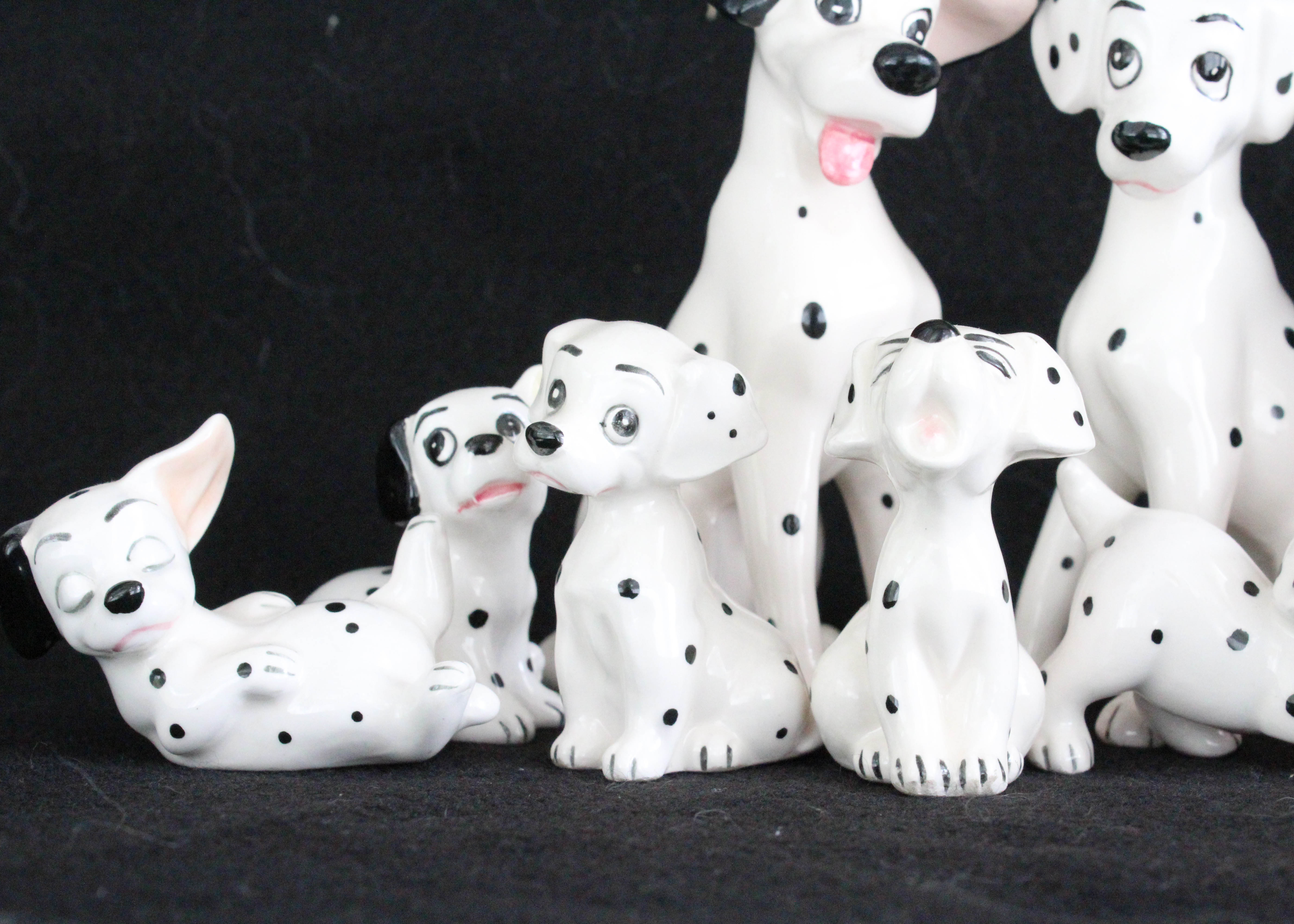 Collection of Vintage Walt Disney Ceramic Figurines