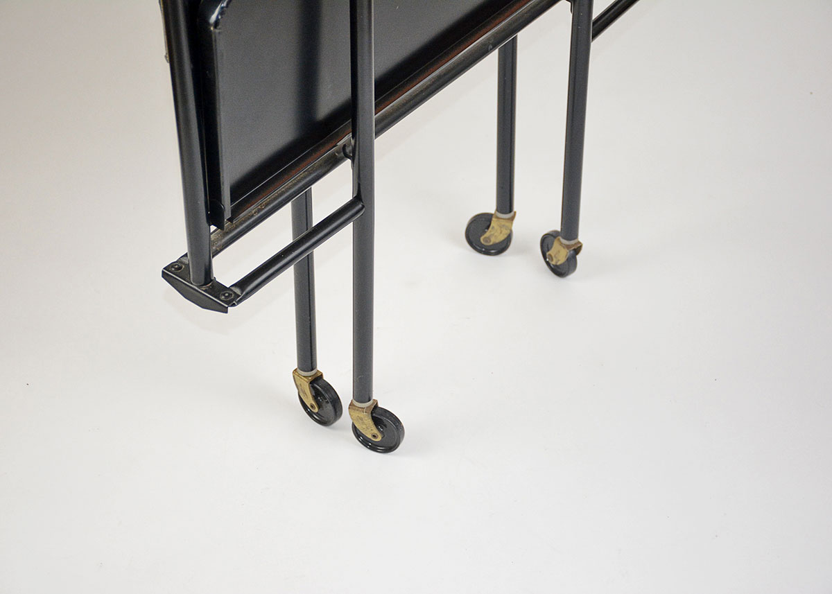 1960's Black Collapsible Cart by Relyon