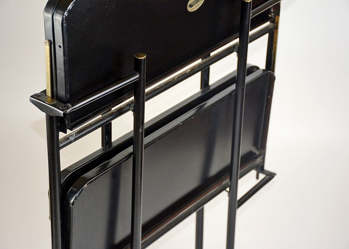 1960's Black Collapsible Cart by Relyon