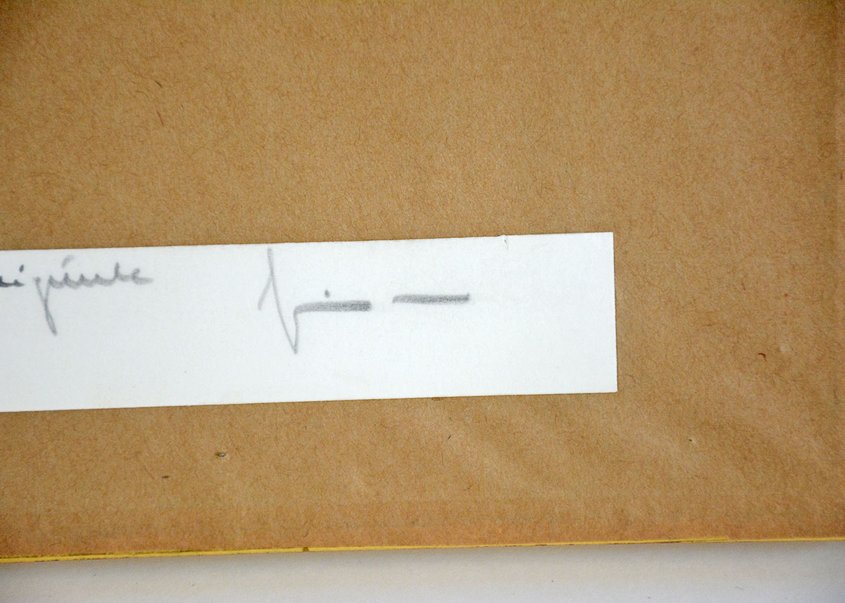 Framed Hand Colored Etching