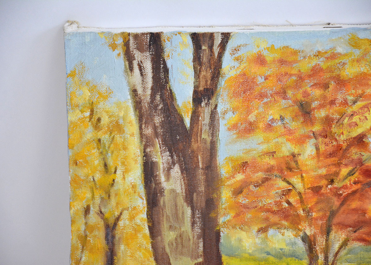 Landscape Oil on Canvas Painting by Florence Morguelan