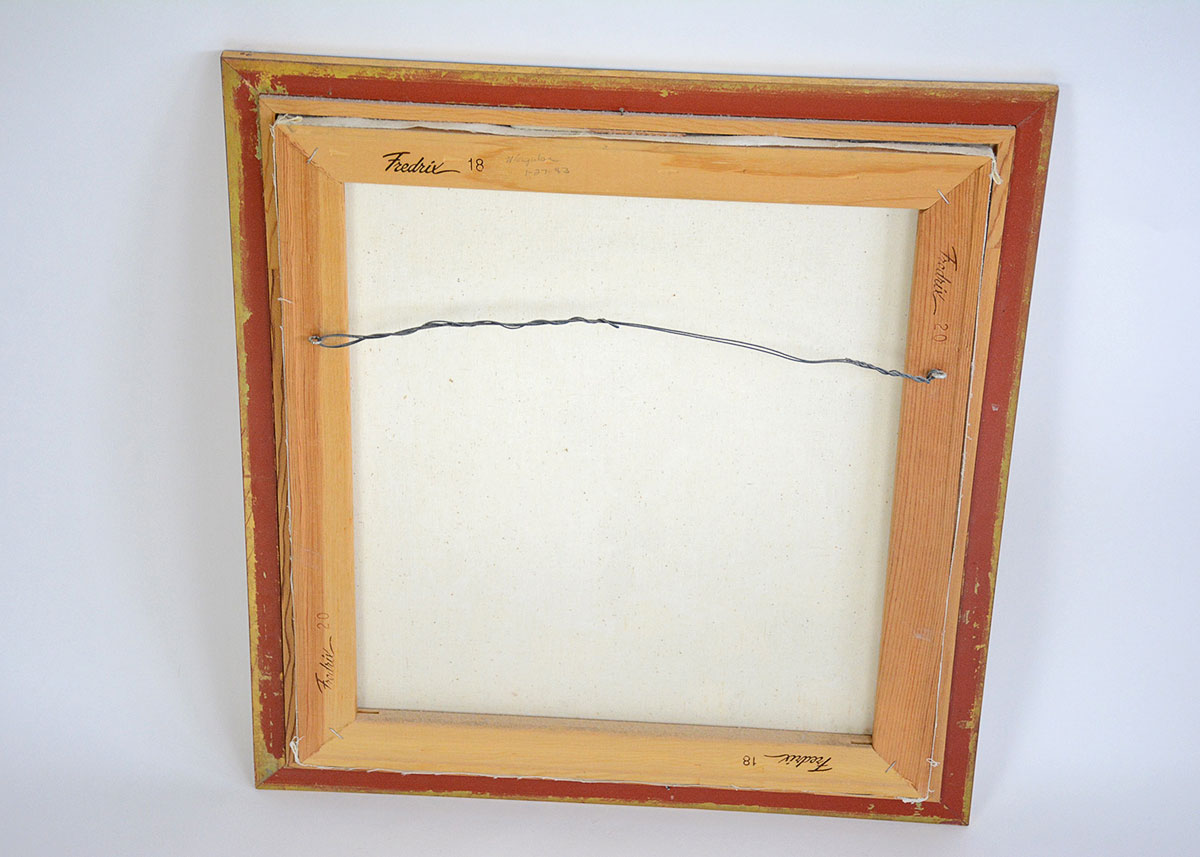 Framed and Signed Oil Painting by Florence Morguelan