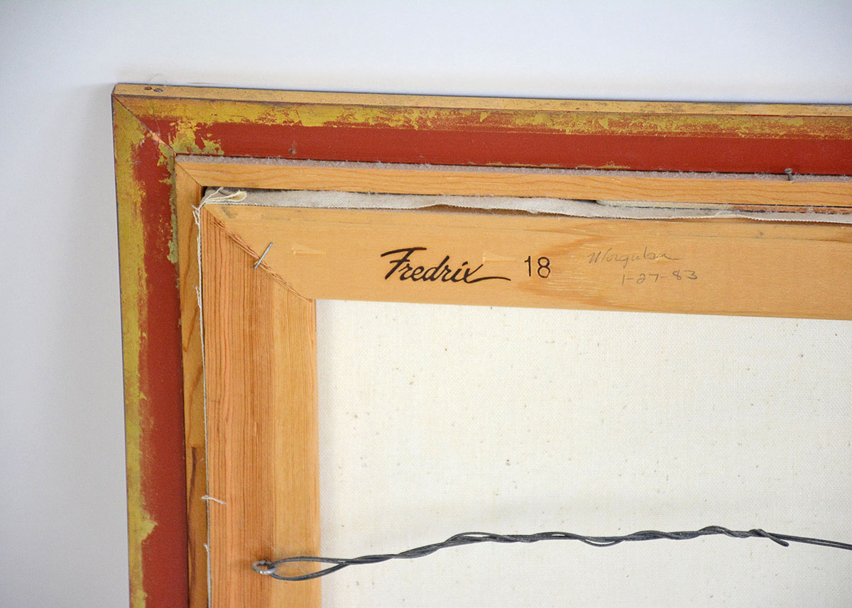 Framed and Signed Oil Painting by Florence Morguelan