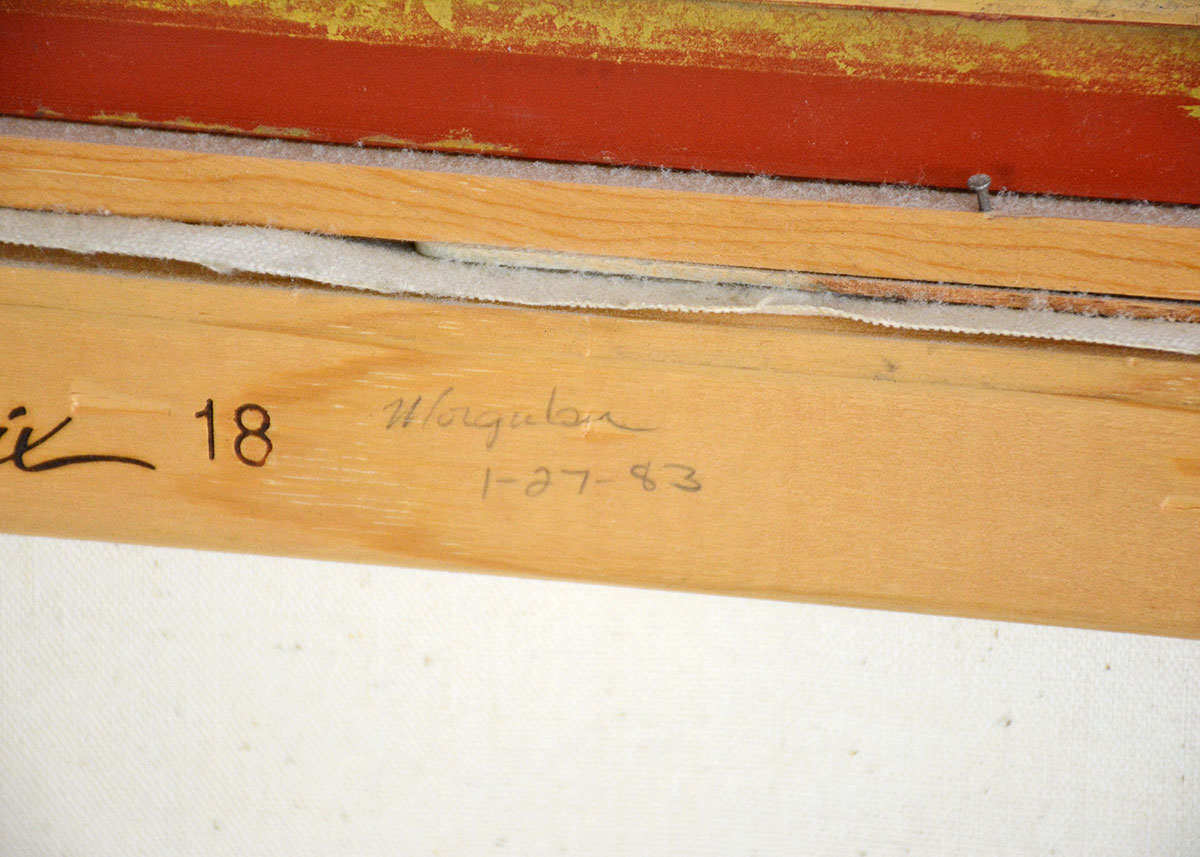 Framed and Signed Oil Painting by Florence Morguelan