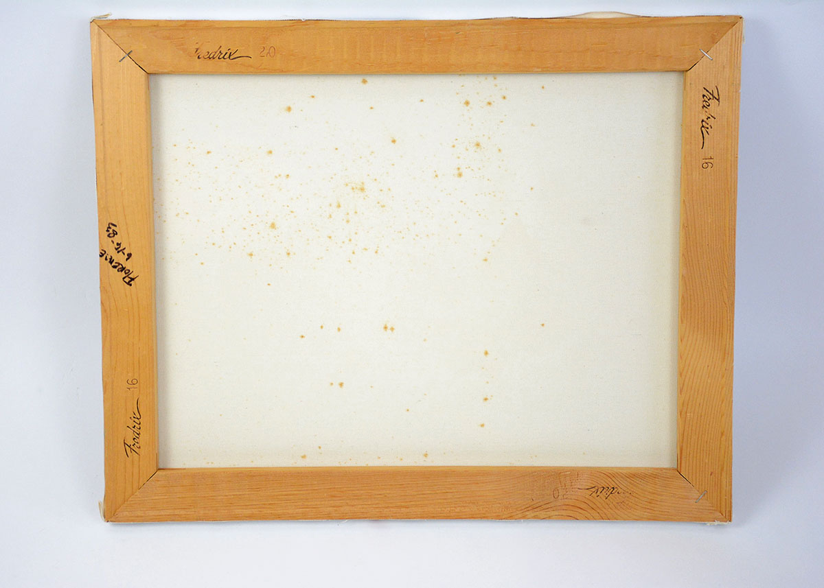 Oil Painted Portrait by Florence Morguelan of a Man with Intent Gaze