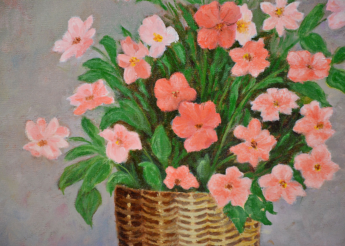 Florence Morguelan Still Life Oil Painting