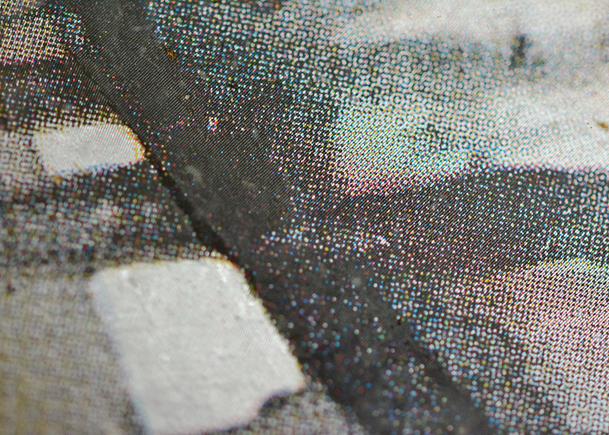 Pair of Framed Reflective Prints Depicting Street Scenes