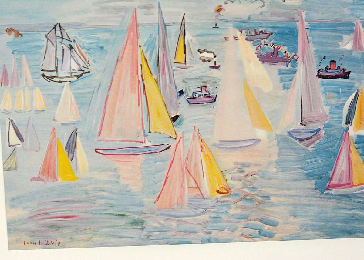 Framed Print of Raoul Dufy's "Regatta"