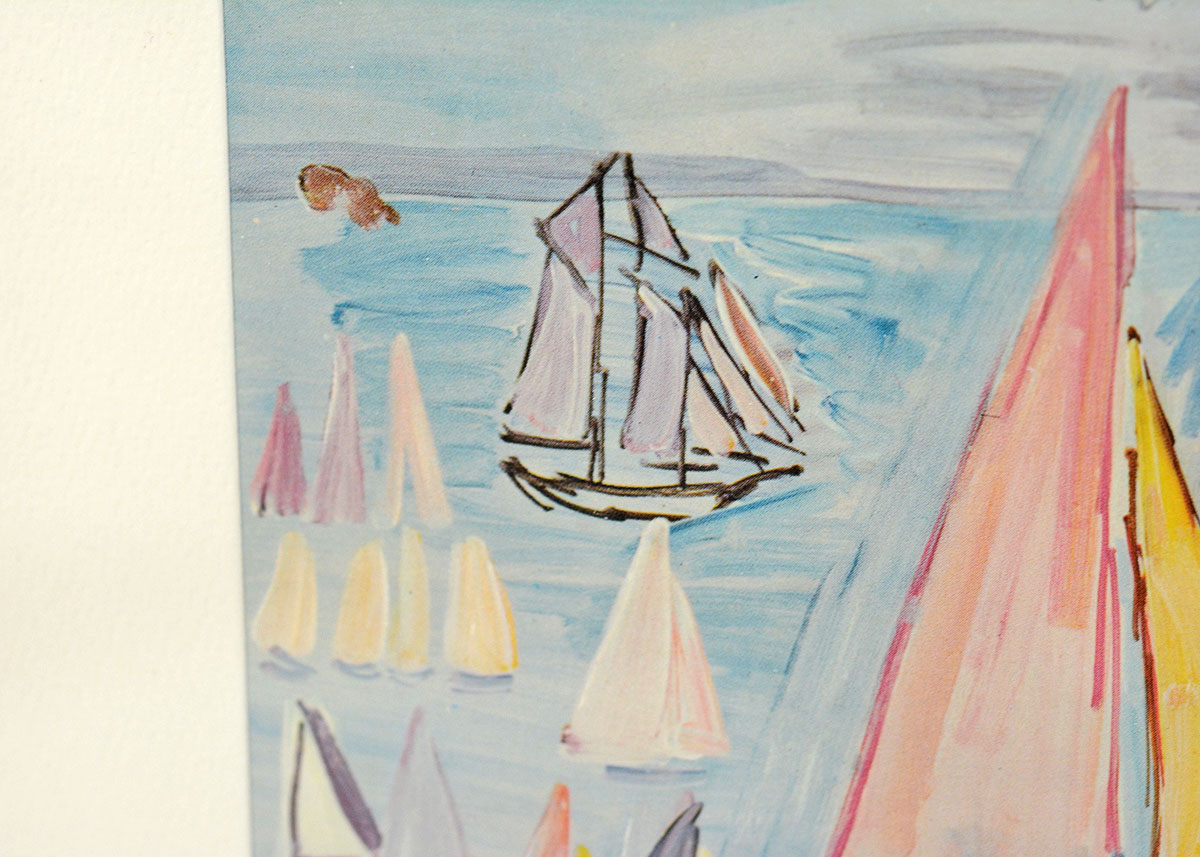 Framed Print of Raoul Dufy's "Regatta"