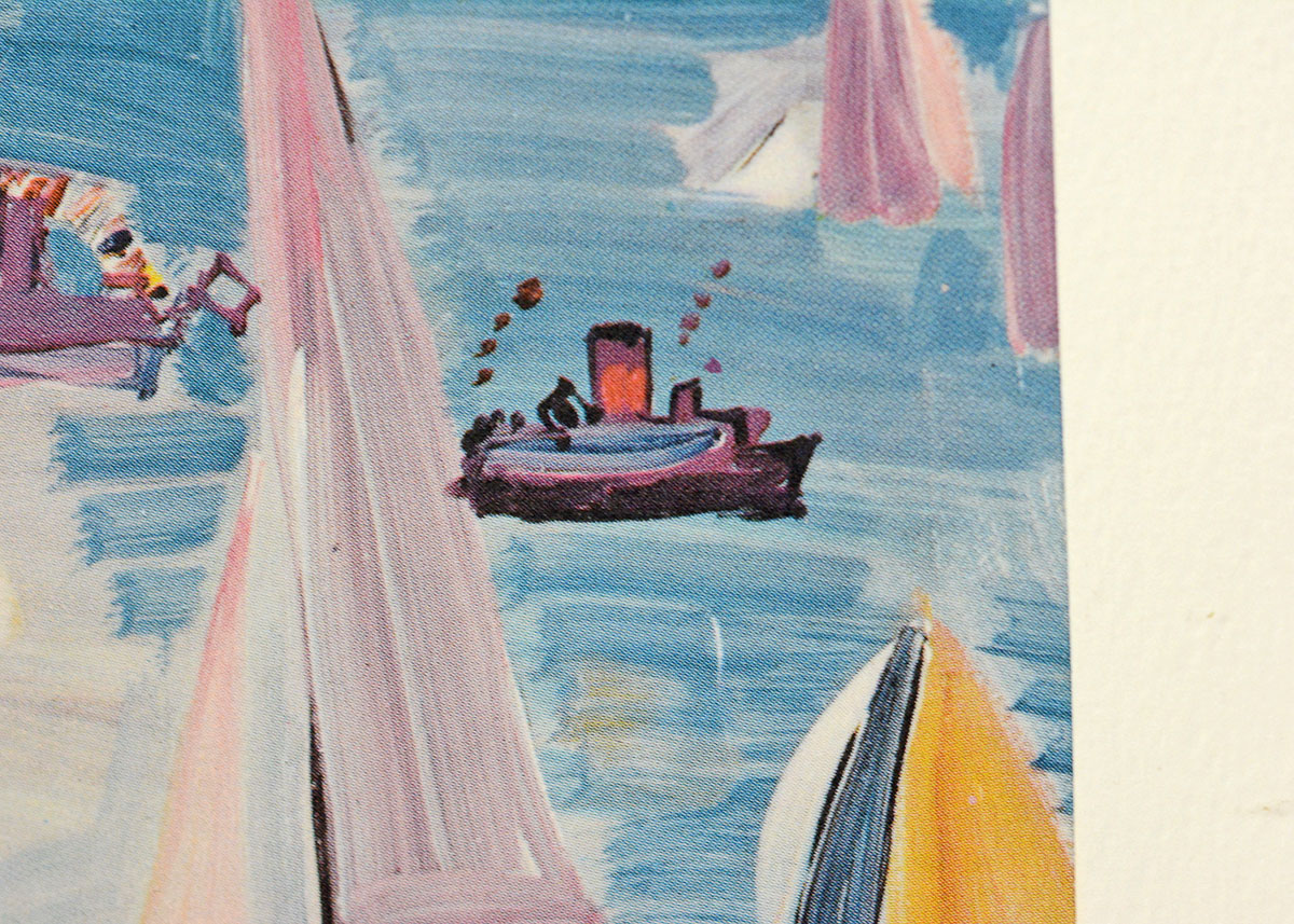 Framed Print of Raoul Dufy's "Regatta"