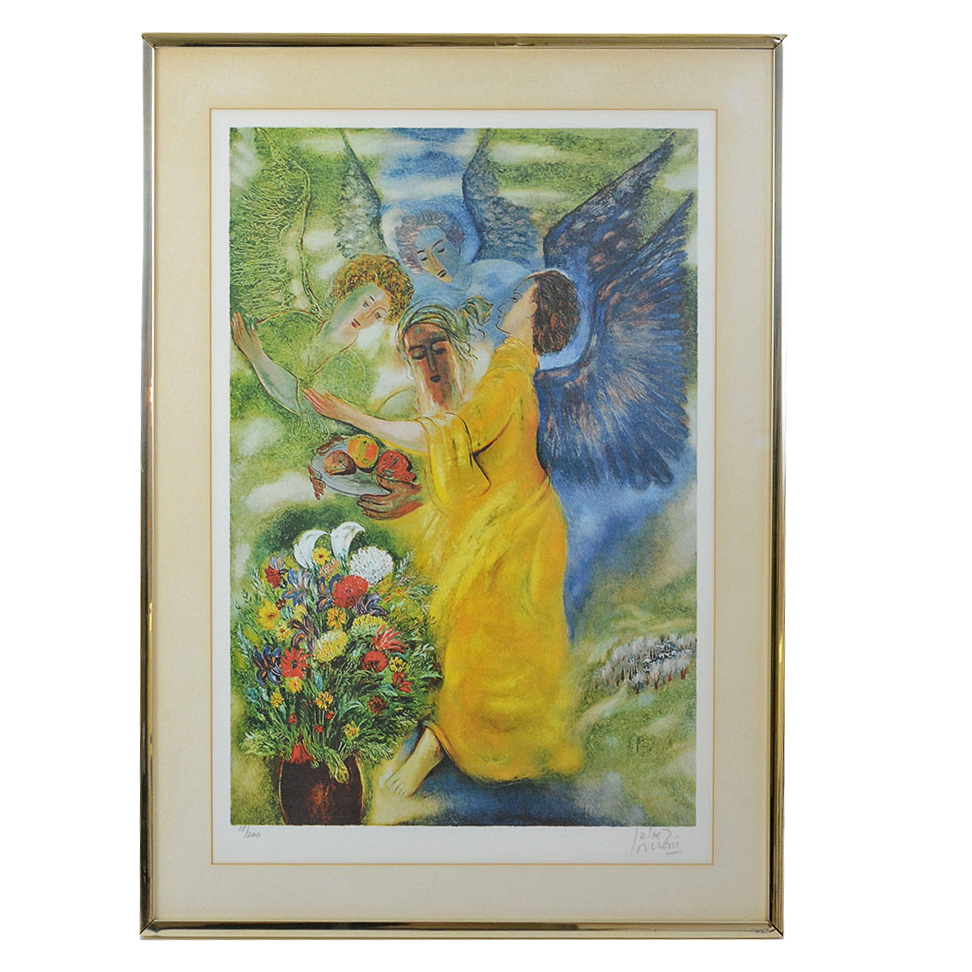 Framed and Signed Giclee Print of Angels