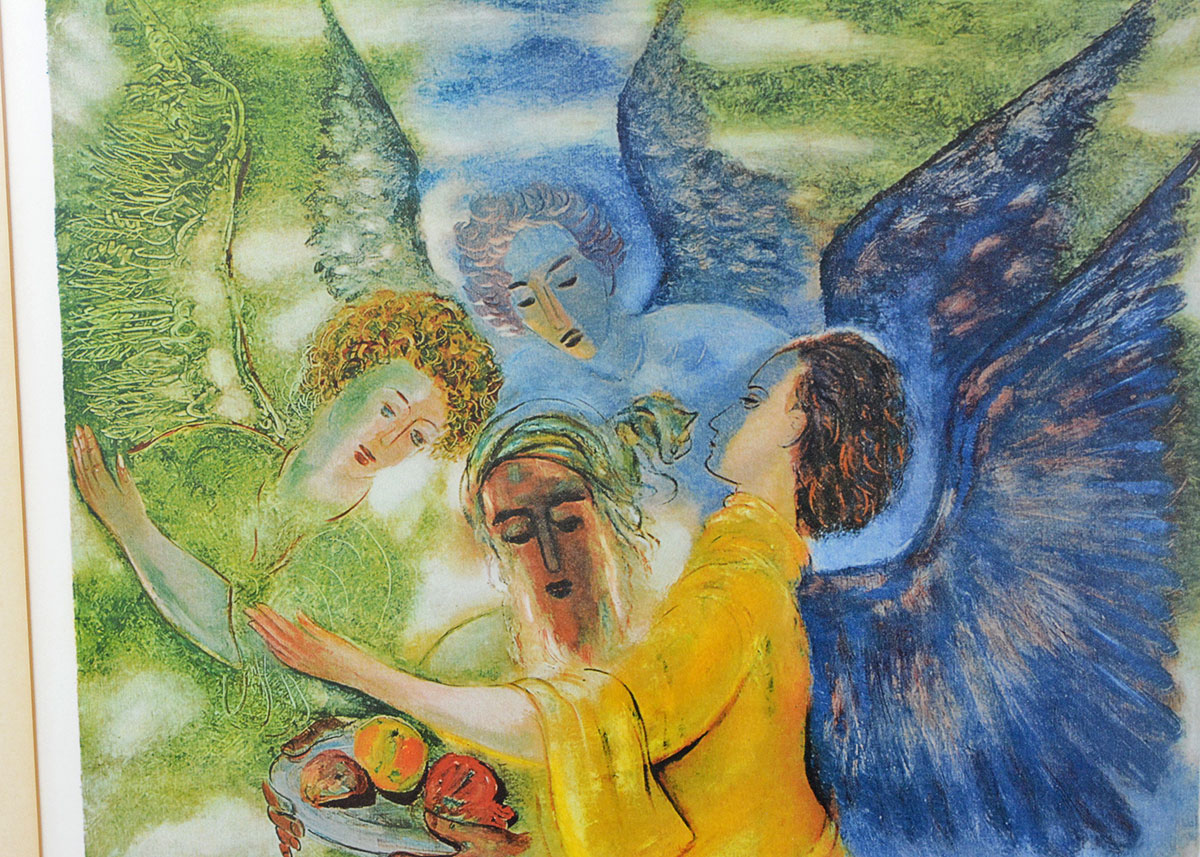 Framed and Signed Giclee Print of Angels