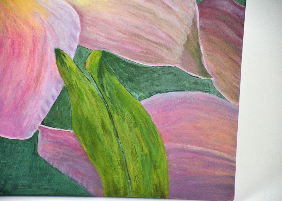 Floral Oil Painting on Canvas By Florence Morguelan