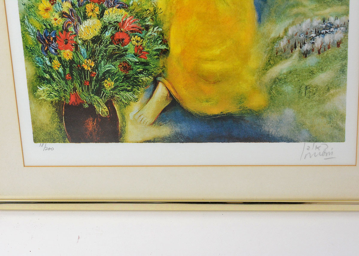 Framed and Signed Giclee Print of Angels