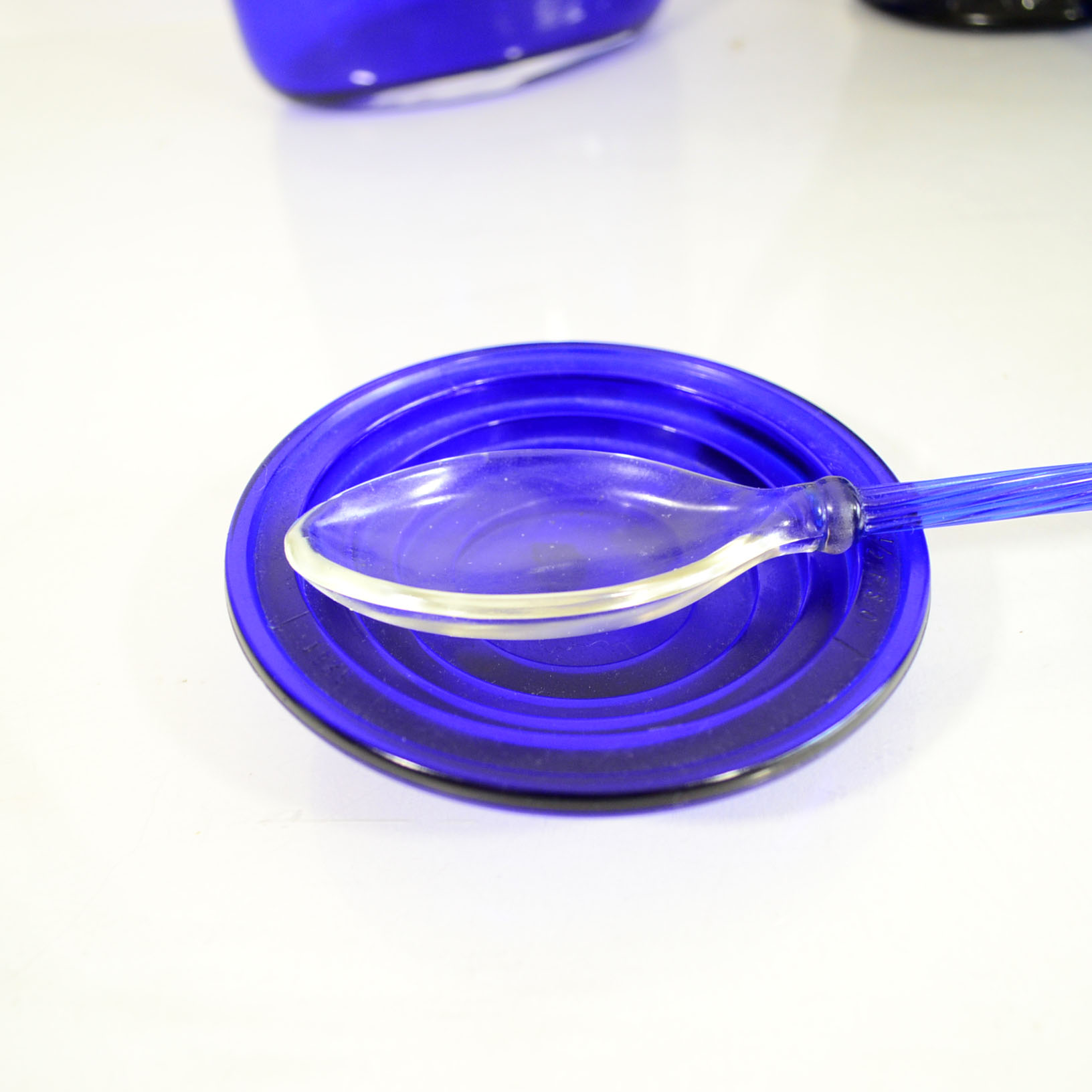 Collection Of Cobalt Blue Glass Decor