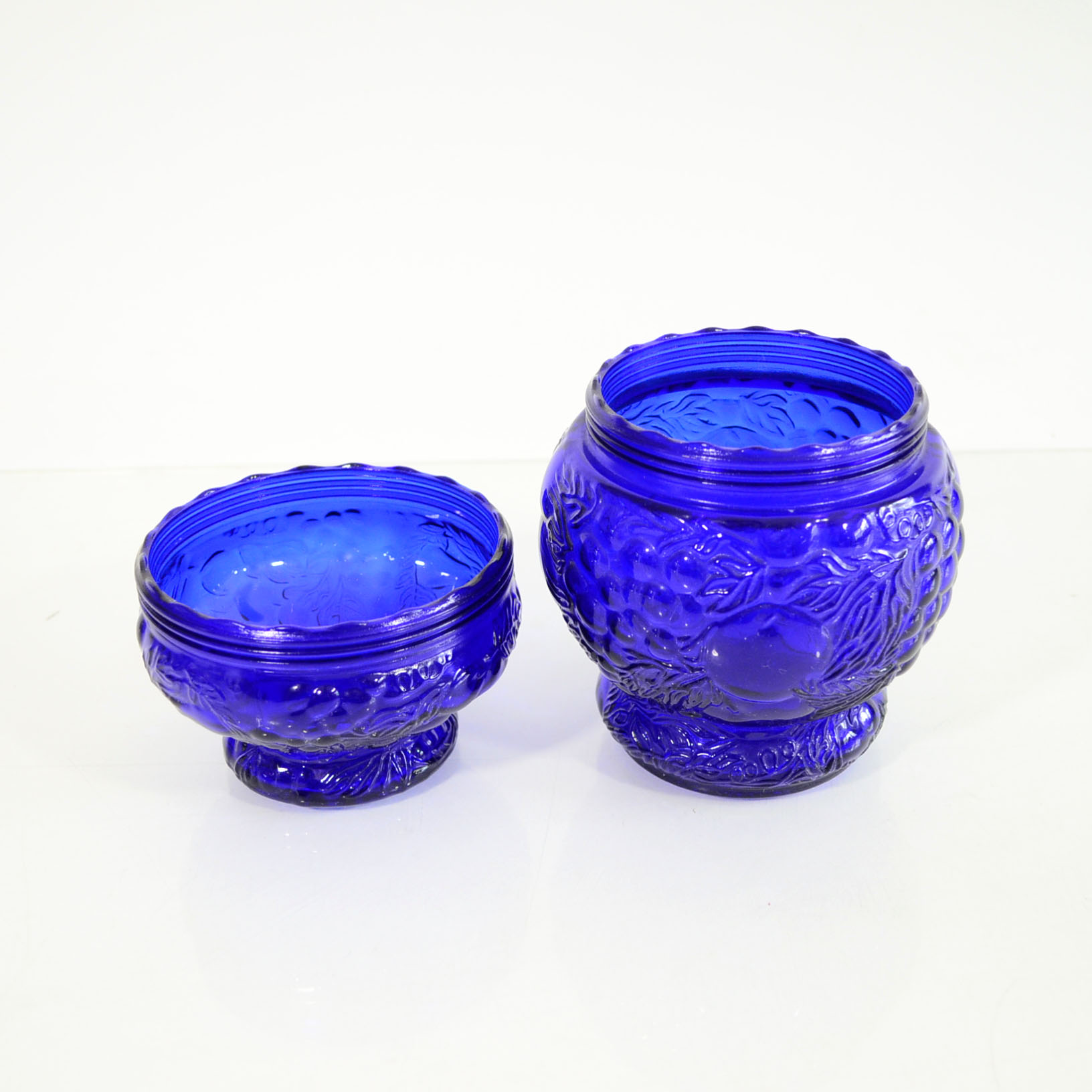 Collection Of Cobalt Blue Glass Decor