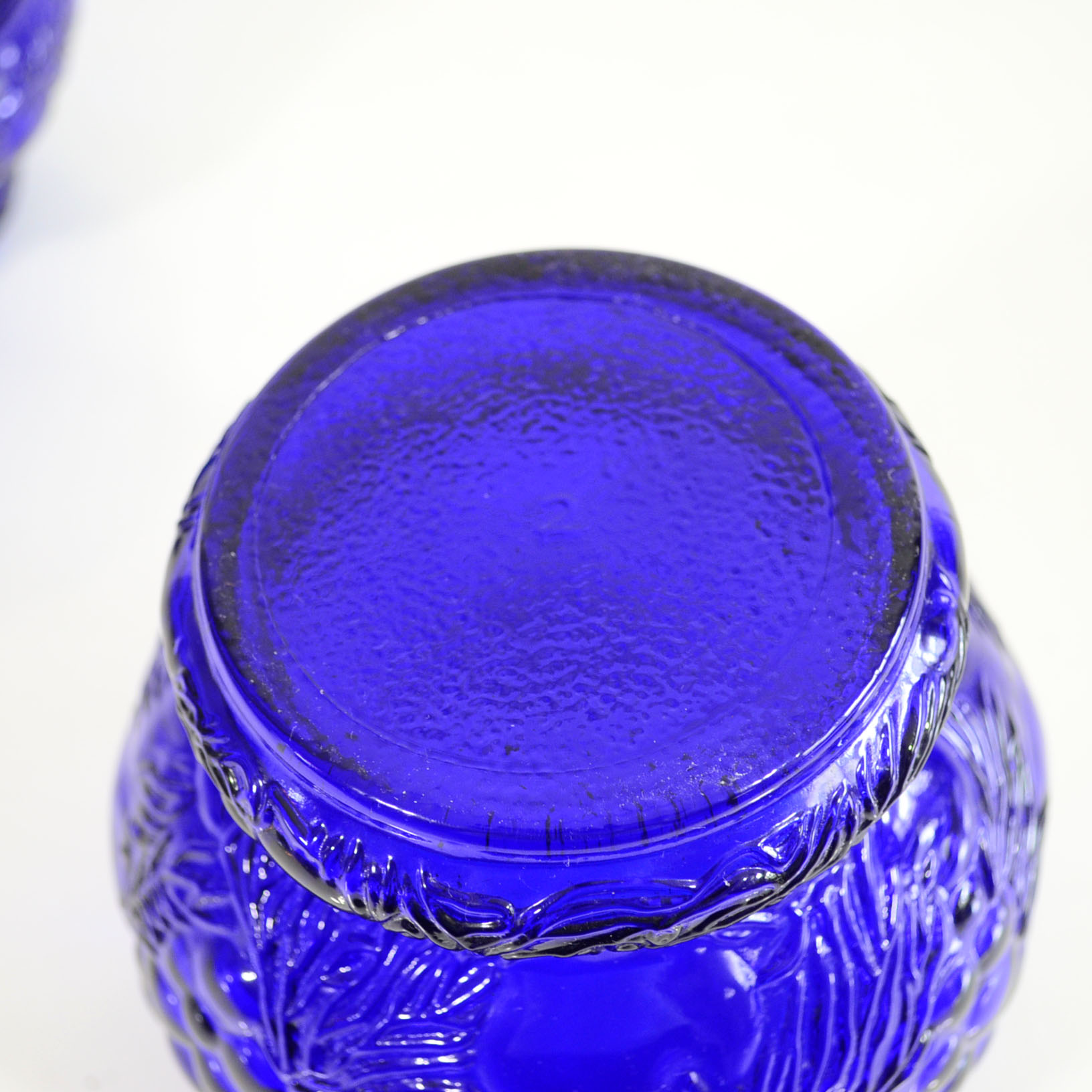 Collection Of Cobalt Blue Glass Decor
