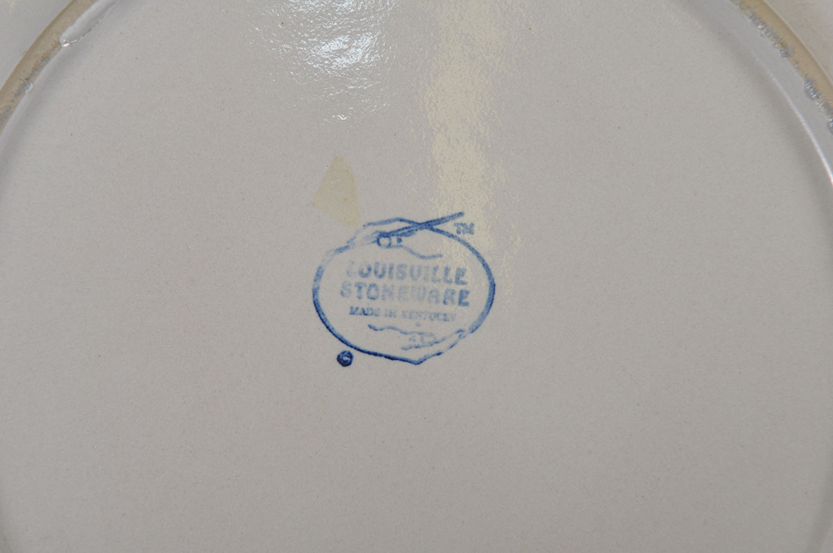 Louisville Stoneware "Twelve Days of Christmas" Punch and Platter Set