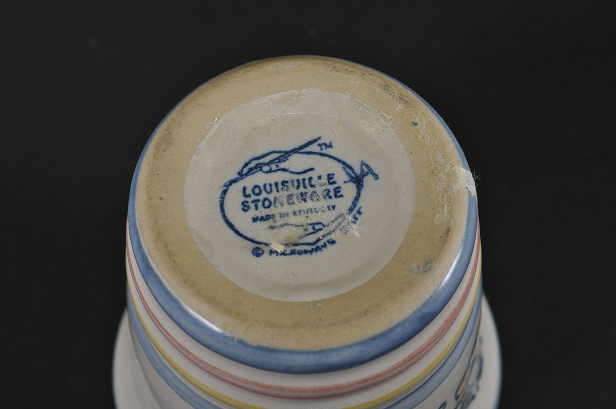 Louisville Stoneware "Twelve Days of Christmas" Punch and Platter Set