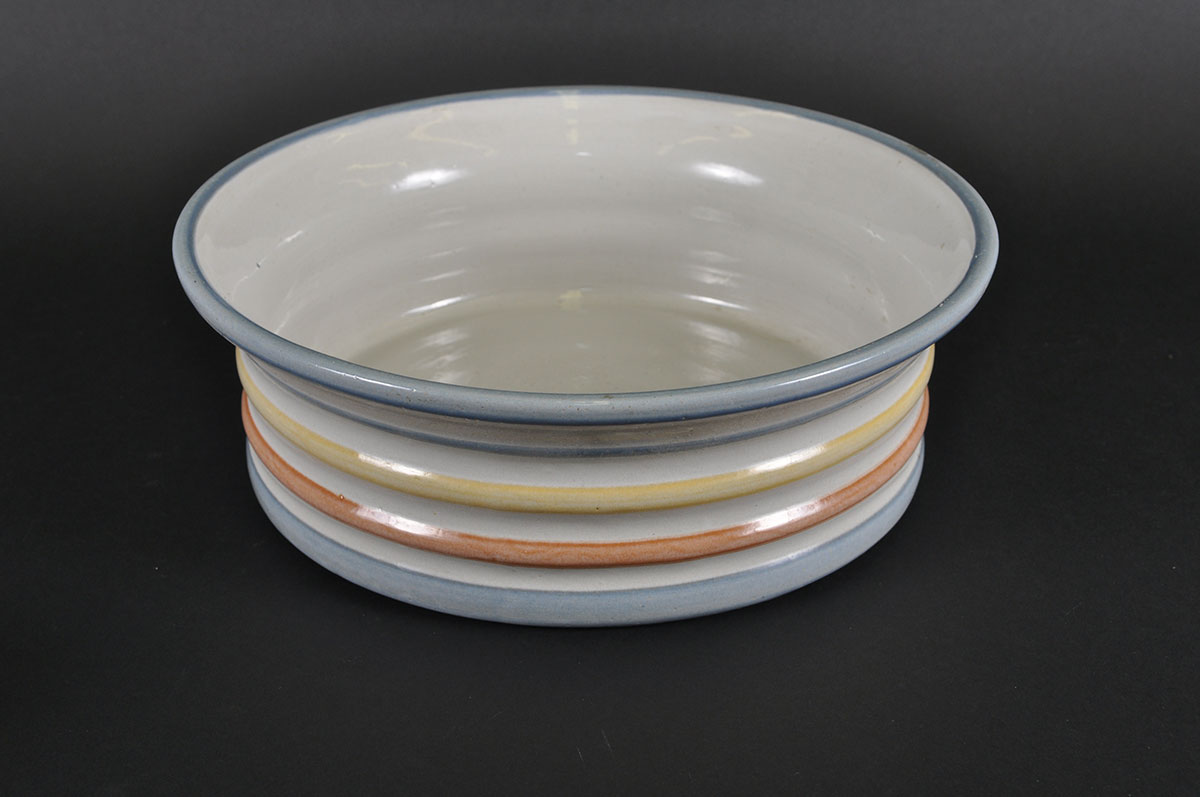 Louisville Stoneware "Twelve Days of Christmas" Punch and Platter Set