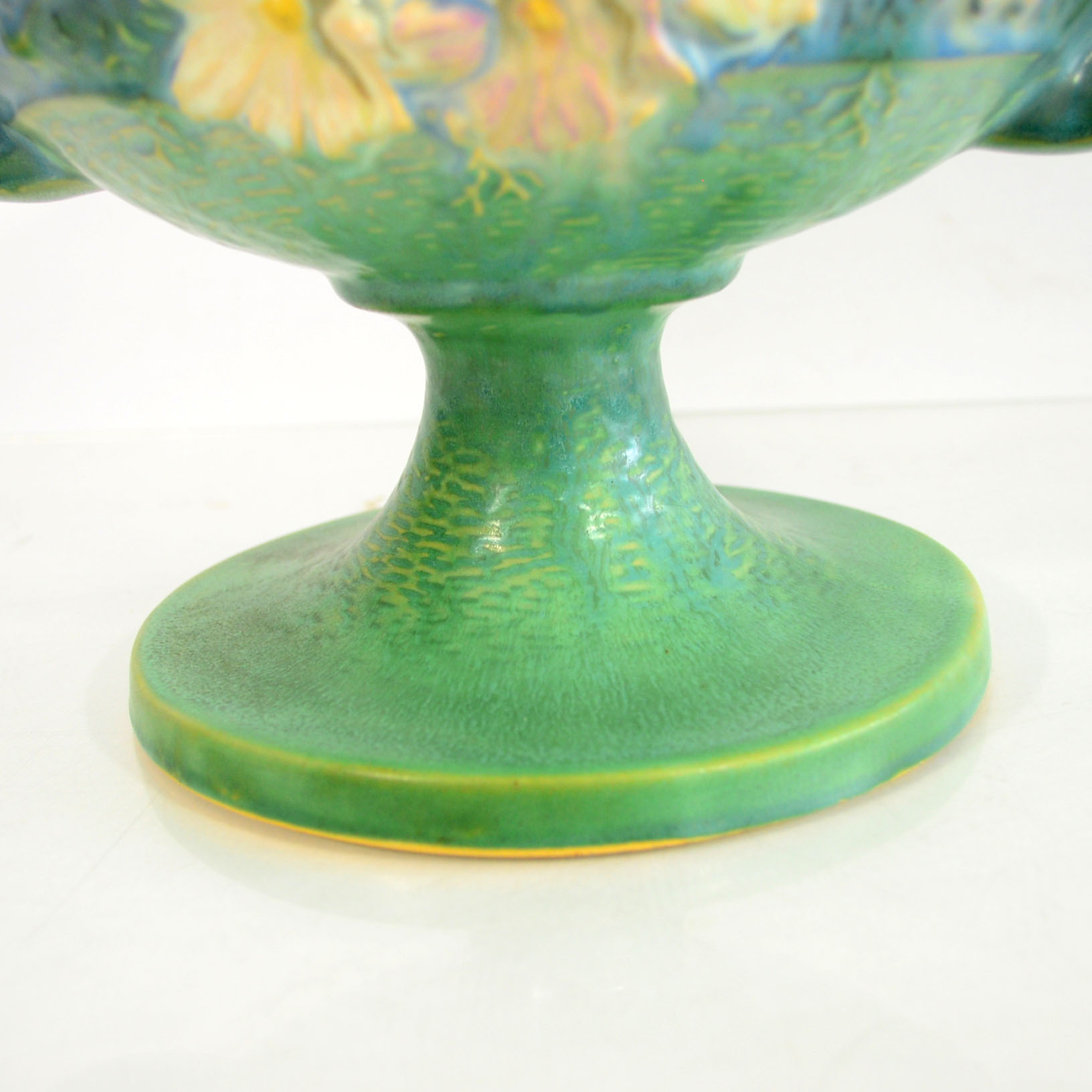 Vintage Roseville "Cosmos" Basket Vase