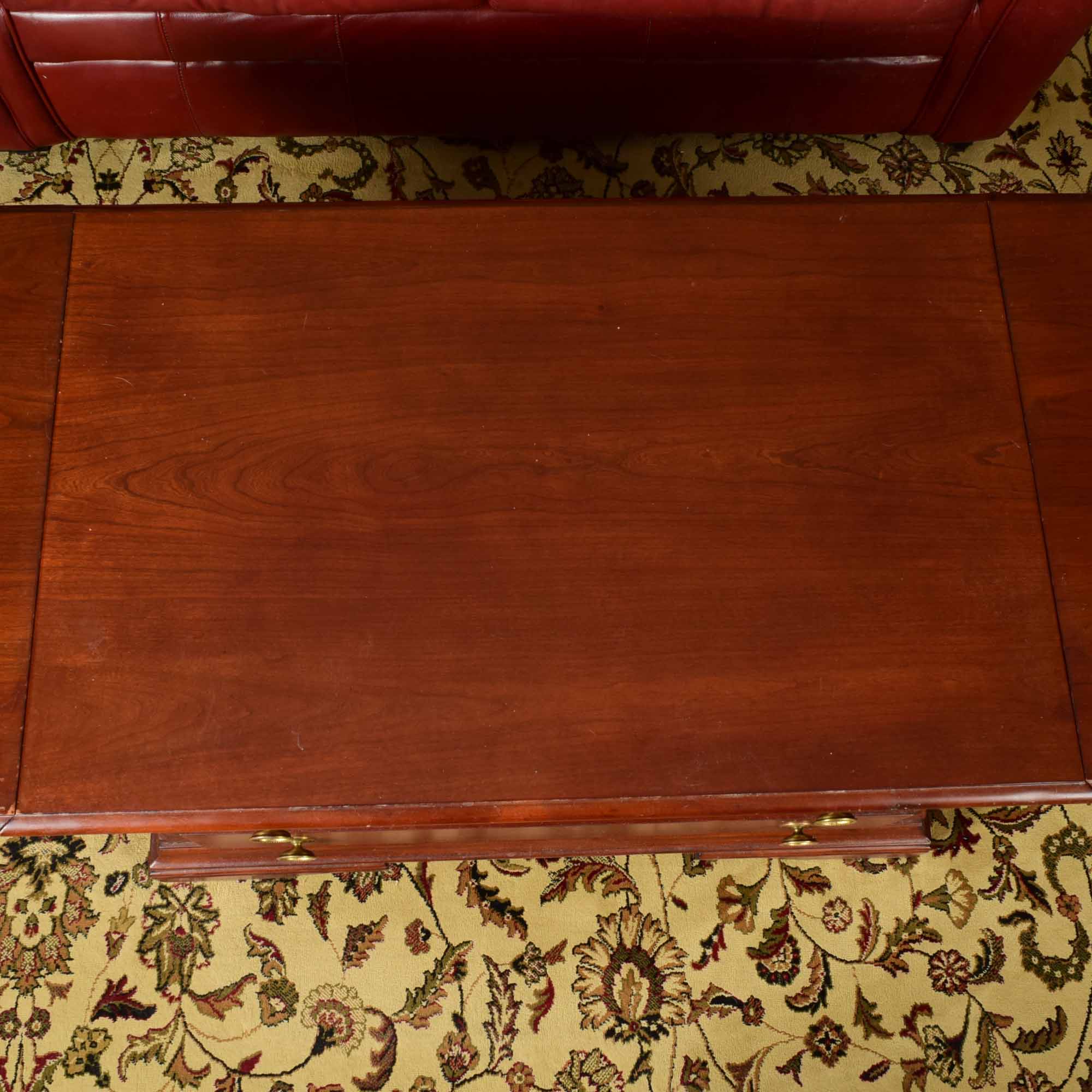 Broyhill Cherry Drop Leaf Coffee Table