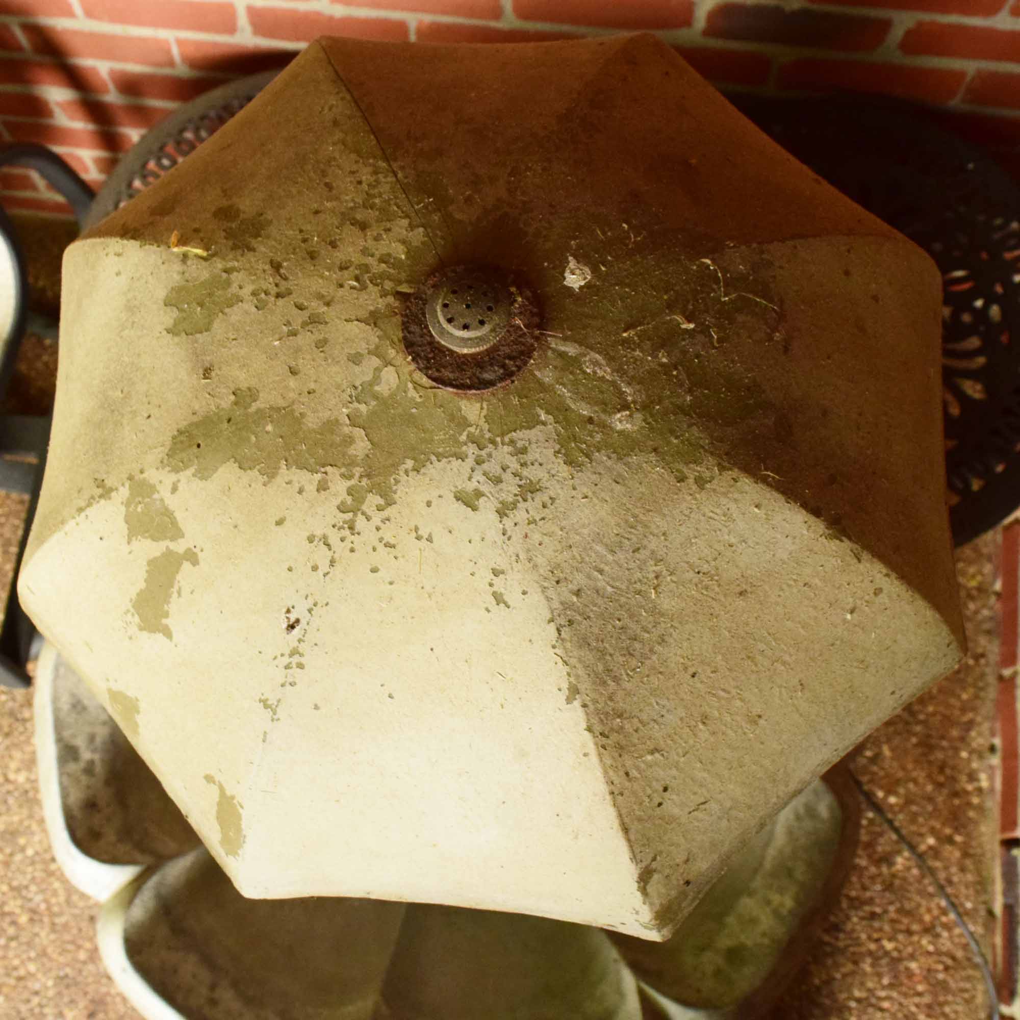 Henri Studio Fountain Birdbath Model 6830 Children and Dog Under Umbrella