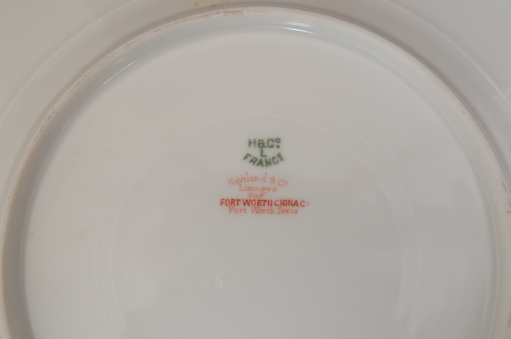 Antique Haviland For Fort Worth Dinnerware Set