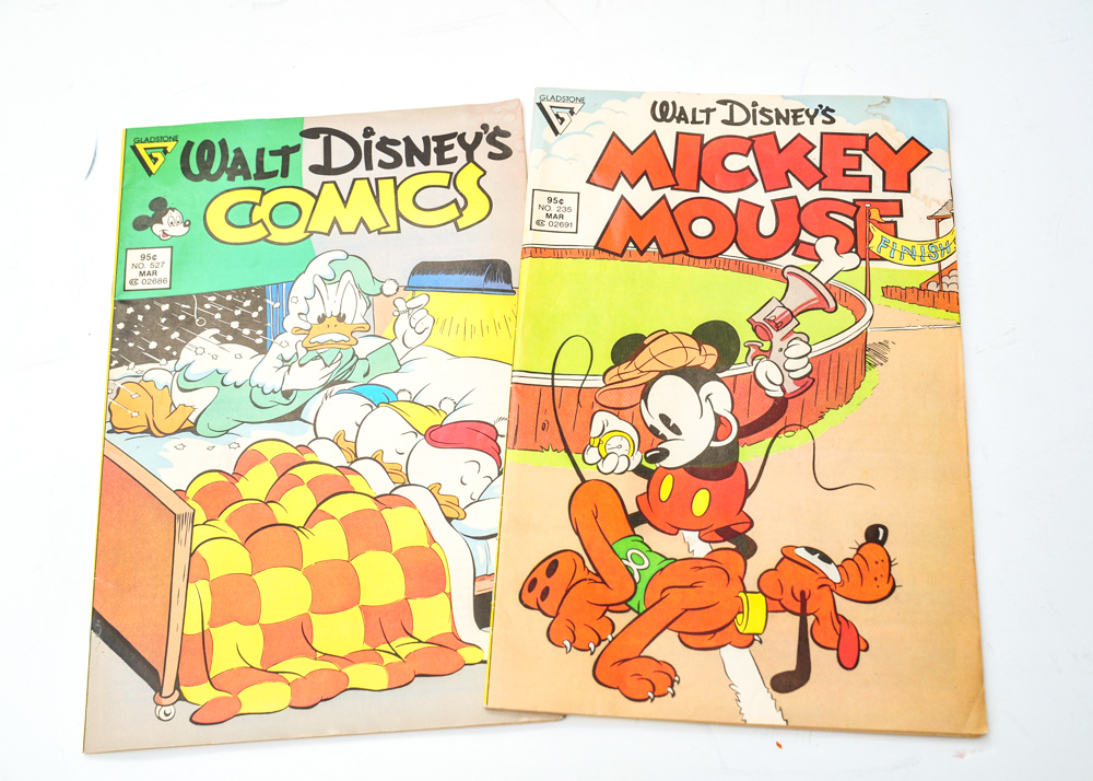 Vintage Mickey Mouse and Walt Disney Children's Books