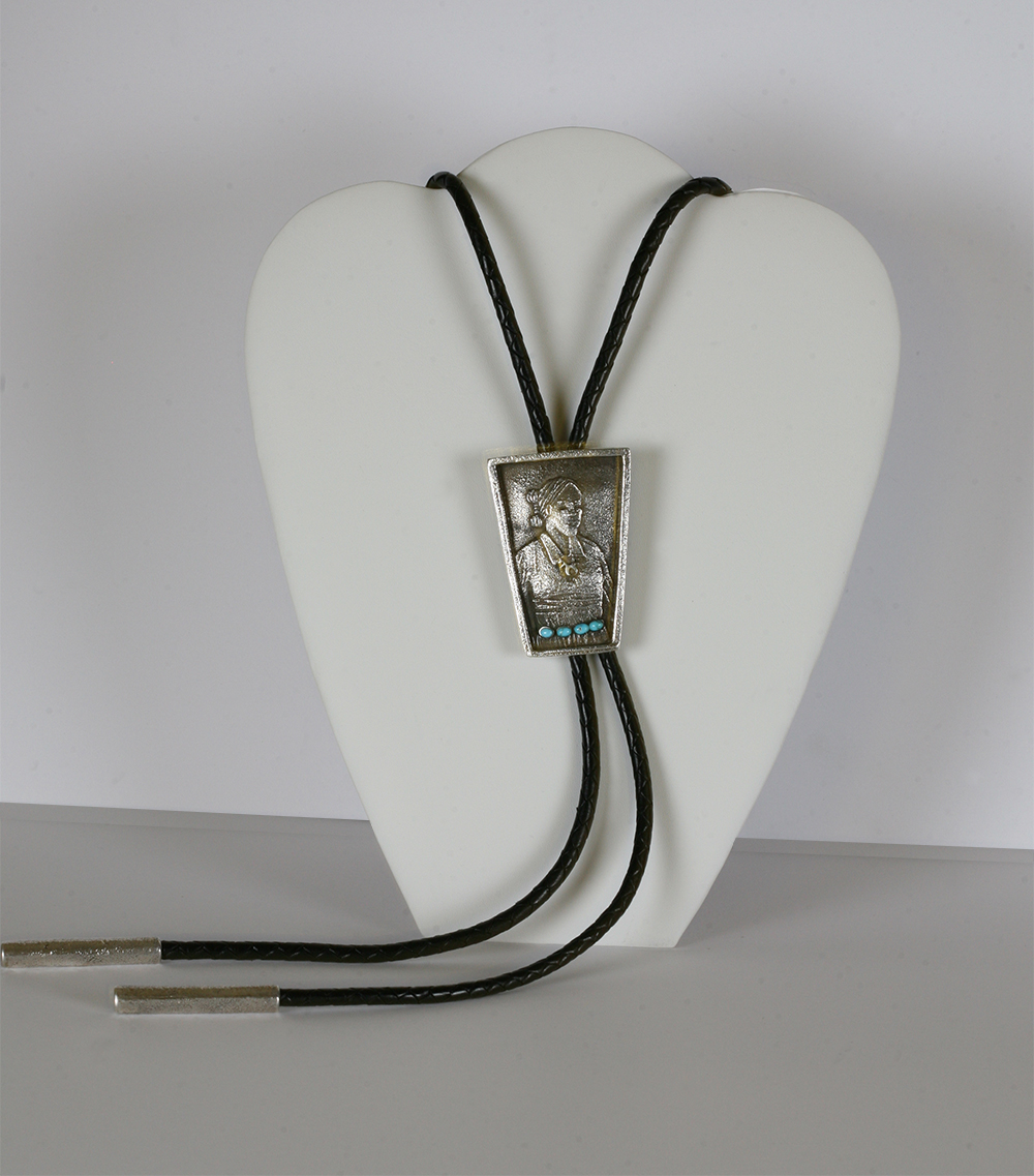 Sterling Silver Philander Begay Navajo Bolo Tie