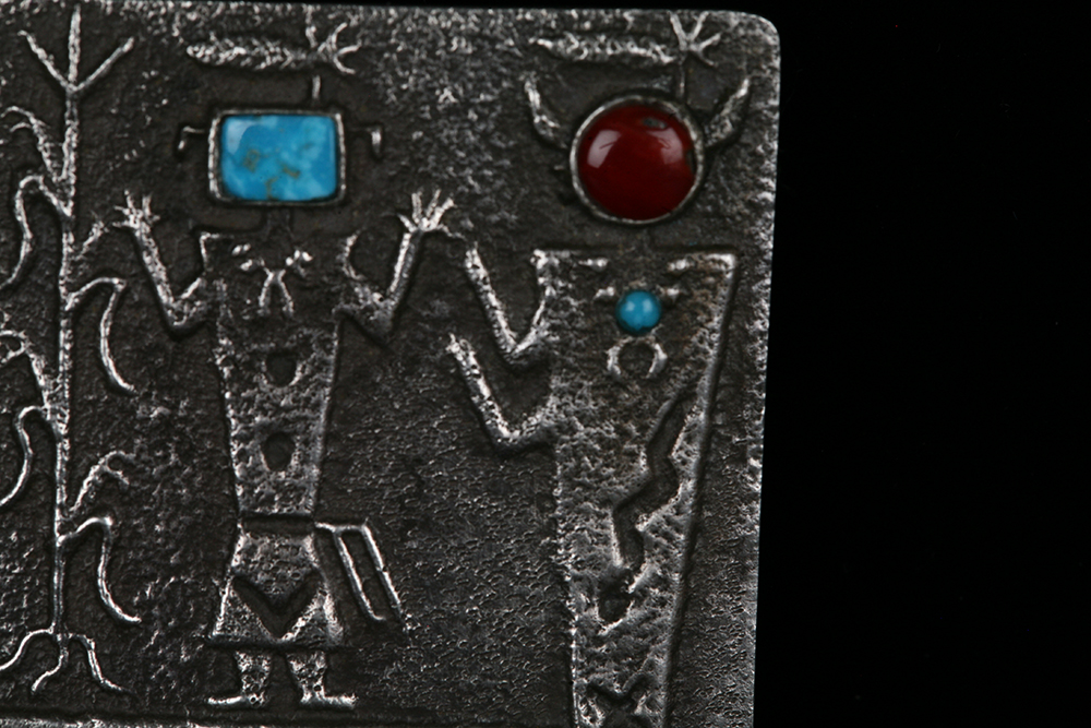 Sterling Silver Lee Begay Navajo Belt Buckle