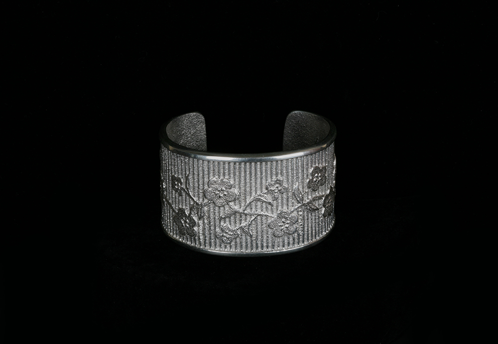 Sterling Silver Rebecca T. Begay Navajo Cuff Bracelet