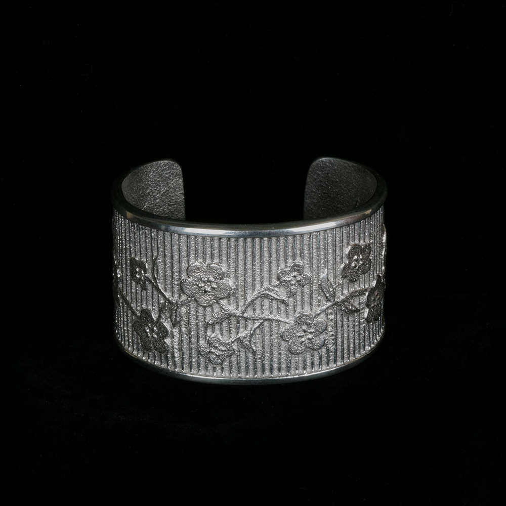 Sterling Silver Rebecca T. Begay Navajo Cuff Bracelet