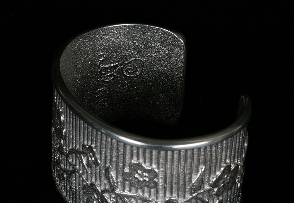 Sterling Silver Rebecca T. Begay Navajo Cuff Bracelet