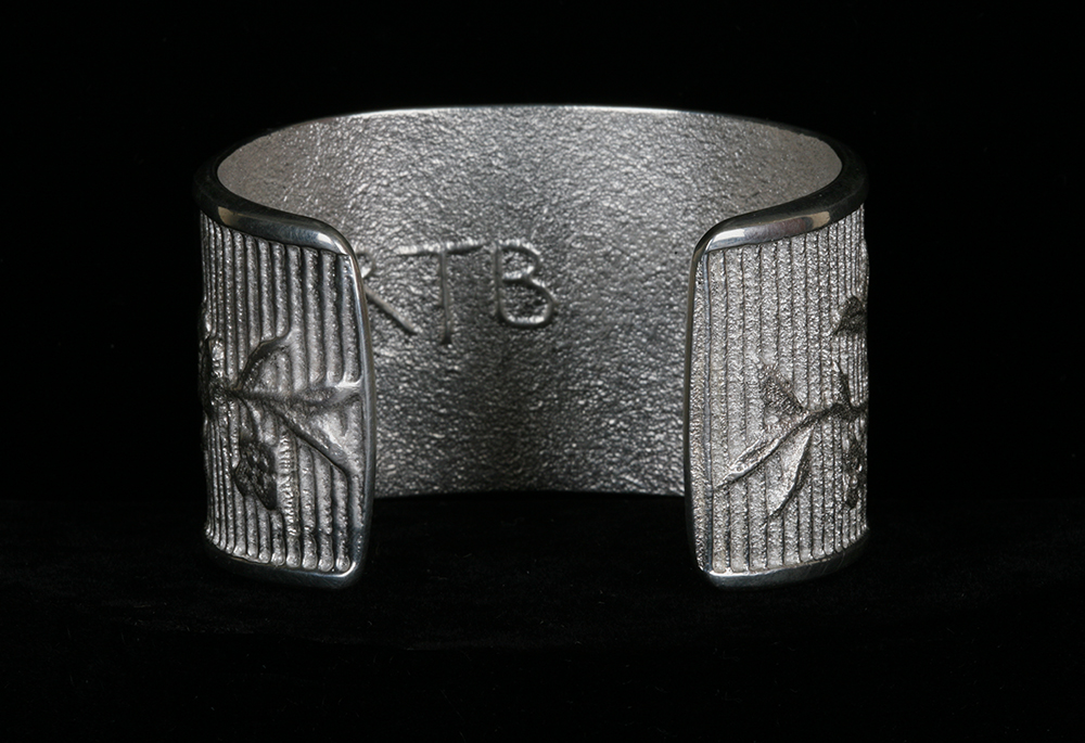 Sterling Silver Rebecca T. Begay Navajo Cuff Bracelet